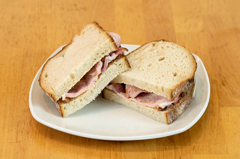 Bacon or Sausage Sandwich