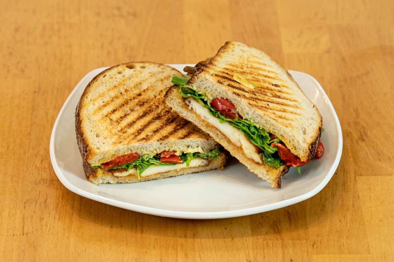 Halloumi or Falafel and Houmous Sandwich